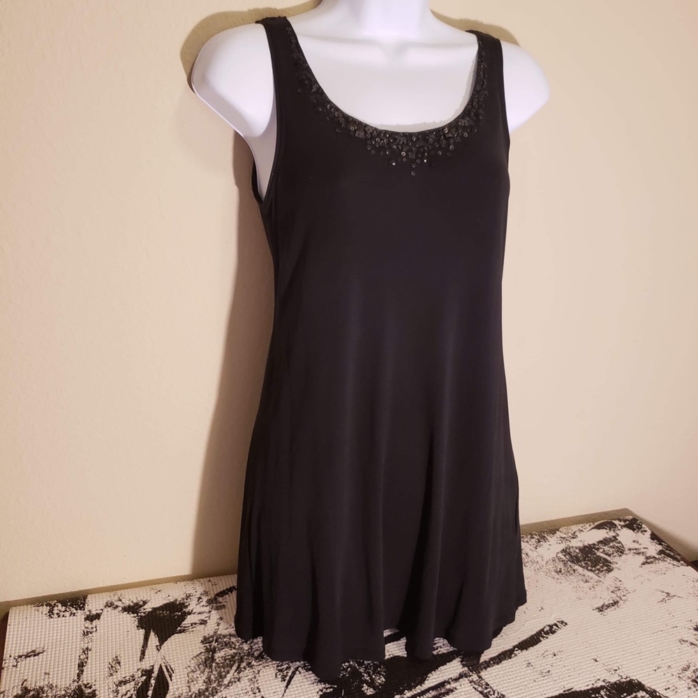 ๐ Eileen Fisher 100% silk black top - Picture 1 of 5